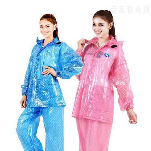 Waterproof Motoraycle Raincoat Suit Outdoor Poncho Travel Polyester Cover Durable Rain Raincoat Senhoras Raincoats Rain Gear R5C