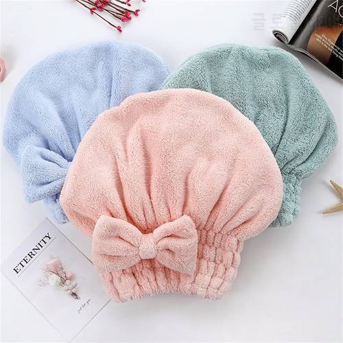 Microfiber Hair Drying Packing After Shower Female Girl Lady Towel Quick-drying Hair Hat Cap Turban Headgear Bathing Tools