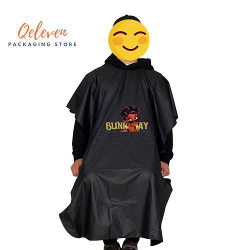 Hair Cutting Salon Capes Hairdressing Cape With Brand Logo Printing Cape