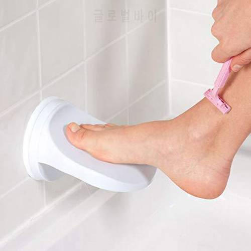 Plastic Bathroom Shower Shaving Leg Aid Foot Rest Non Slip Suction Cup Step Washing Suction Cup Stool Leg Holder Rest