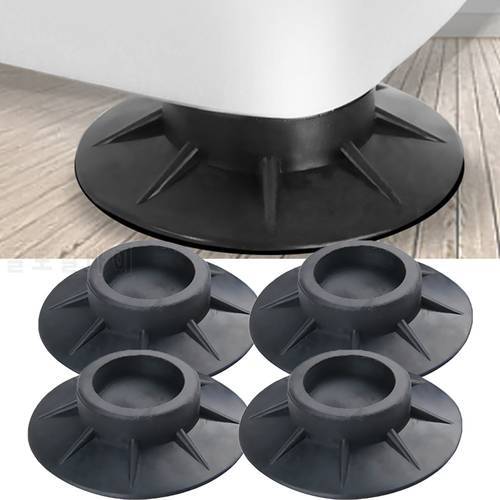 Anti Vibration Rubber Feet Pads Floor Mat Elasticity Black Protectors Furniture Washing Machine Non Slip Shock Proof mat