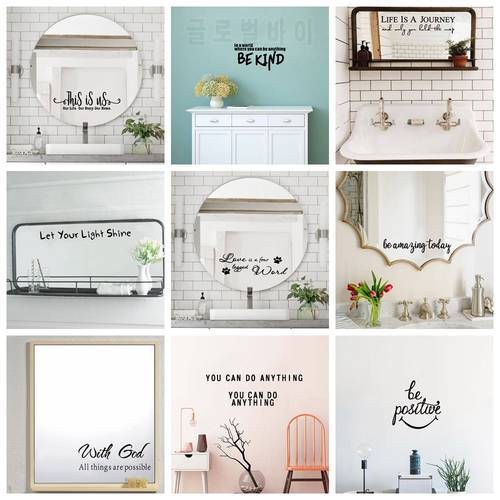 Creative Interesting Text Pvc Wall Decals Home Decor Waterproof Wall Decals Wall Decal Home Accessories