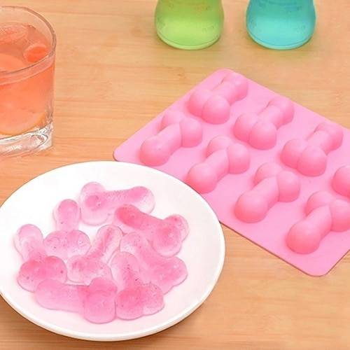 Bridal Show Decor Chocolate Jelly Mould Night Party Ice Tray Fondant Cake Mold for Wedding Hen Bachelorette Party Decorations