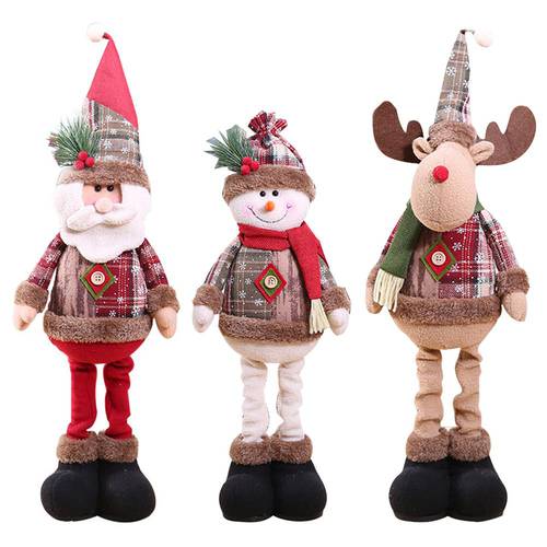 2020 New Christmas Decorations For Home Christmas Dolls Christmas Tree Decorations Elk Santa Snowman For New Year Decoration