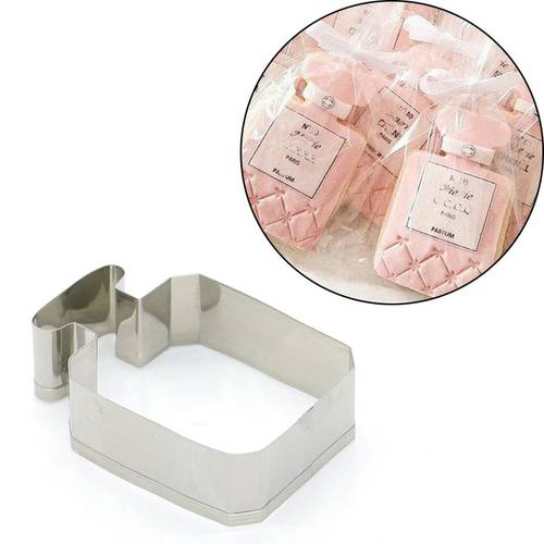 Perfume Bottle Grocery Hardware Cookie Cutter Stainless Steel Biscuit Knife Baking Fruit Kitchen Mold Embossing Printing