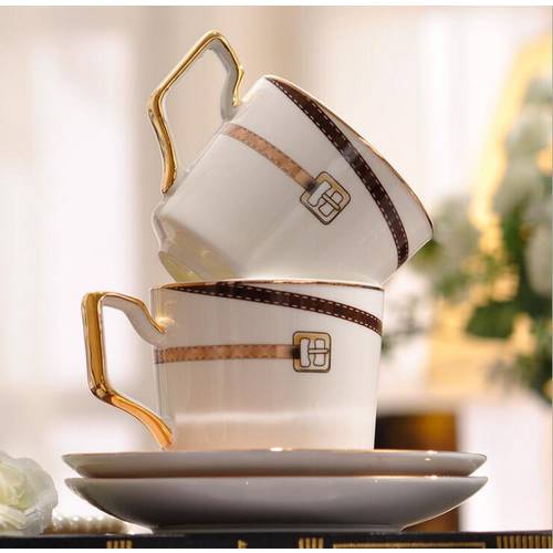 European British ceramic bone china tea set coffee set aristocracy cup with saucer