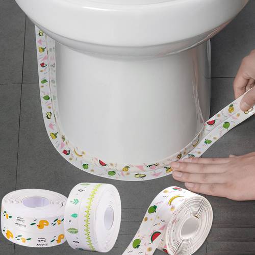 Kitchen Waterproof Strips Buy Two Get One Free Stickers Sink Waterproof Mold Proof Tape Toilet Gap Stickers Corner Line Stickers