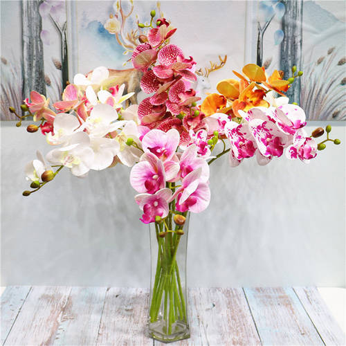 3D Artificial Butterfly Orchid Flowers Fake Moth flor Orchid Flower for Home Wedding DIY Decoration Real Touch Home Decor Flore