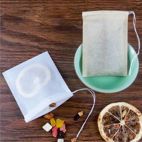 100Pcs/Lot Teabags Disposable Empty Tea Bags With String Heal Seal Filter Paper for Herb Loose Tea