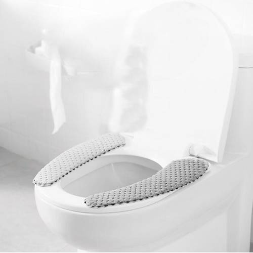 New Home Washable Decorative Toilet Seat Covers Toilet Mat Cushion Home Stickers Toilet Cushion Cover Paste Lids