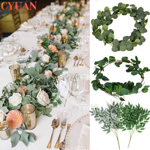 Artificial Plants Monstera Leaf Tropical Palm Tree Leaves Home Garden Decor Hawaiian Birthday Party Wedding Decoration Table