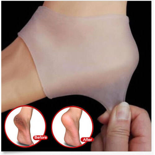 Hot Silicone Moisturizing Gel Heel Sock Cracked Foot Skin Care Protector Gift 1 pcs