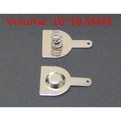 100pcs 18650 positive and negative single contact spring plate ( 50Pairs) 16x18.5mm