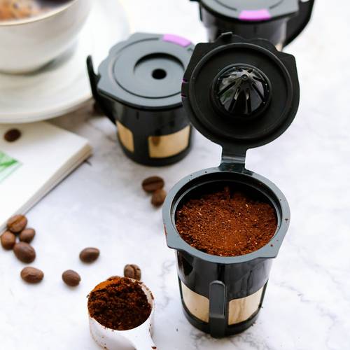 ICafilas 3pcs Upgraded Reusable Coffee K-cup R1,R2,R3 For Keurig 2.0 K Cup Coffee Capsule Filters For K200 K300 K350 K360