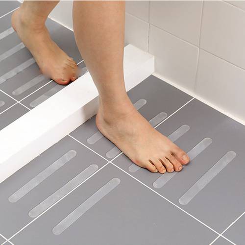 12pcs Anti Slip Bath Mat 20x2cm Grip Stickers Non Slip Shower Strips Flooring Safety Tape Mat Pad PVC Anti Slip Bathroom Mat