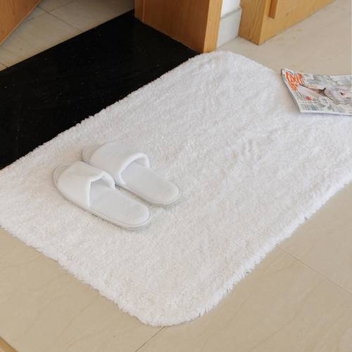 93.5*62cm long luxury Hotel home washable cotton super soft plush coffee table bedroom carpet floor mats towels macrotrichia