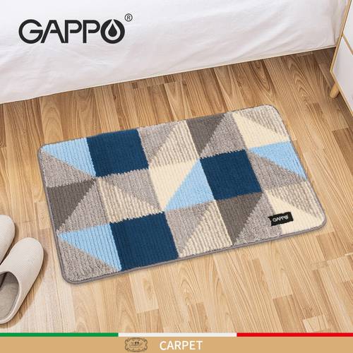 GAPPO Non Slip Bath Mat Bathtub Floor Mat Doormat For Shower Room Toilet Bathroom Mat Super Absorbent Bathroom Carpets Rugs