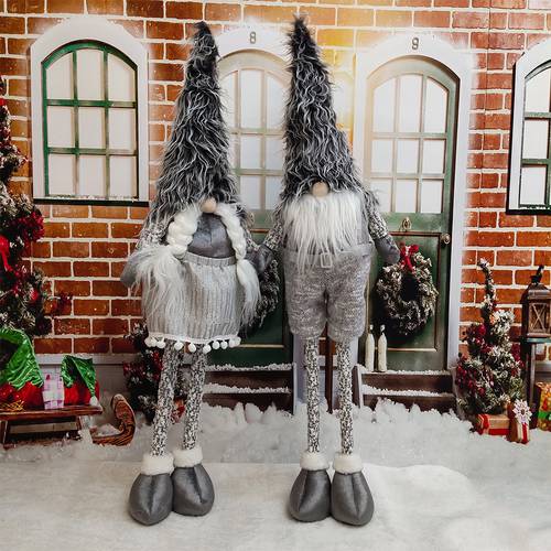2022 New Year 80CM Large Gnome Christmas Faceless Doll Christmas Decorations For Tree Home Ornament Xmas Navidad Arvore De Natal