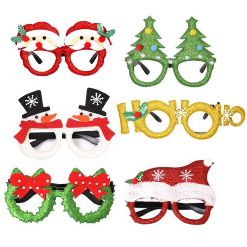 2020 New Year Merry Christmas Party Glasses Santa Snowman Adult Kids Gift Favors Xmas Decoration Christmas Decor for Home Xmas