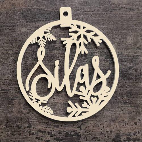 CHRISTMAS custom baubles Christmas baubles personalized ornament laser cut names CHRISTMAS custom gift tags with year and name