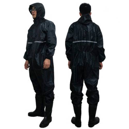 Fashion Waterproof and oil proofdust proofsprayspray paint motorcycleeven capConjoined raincoatReflective design secure