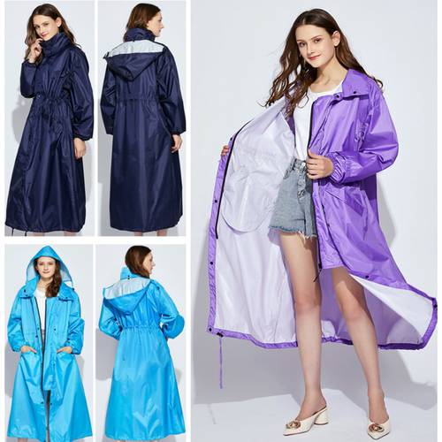 Female Raincoat Women Men cloak Waterproof Hooded Rain Coat Ponchos Jackets Chubasqueros Mujer plus size