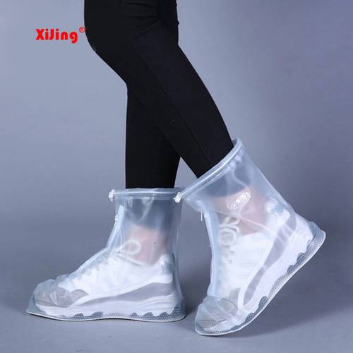 High Quality Rain Waterproof Boots Cover Heels Boots Men Women&39s Reusable Shoes raincoat Thicker Non-slip Waterproof shoe cover