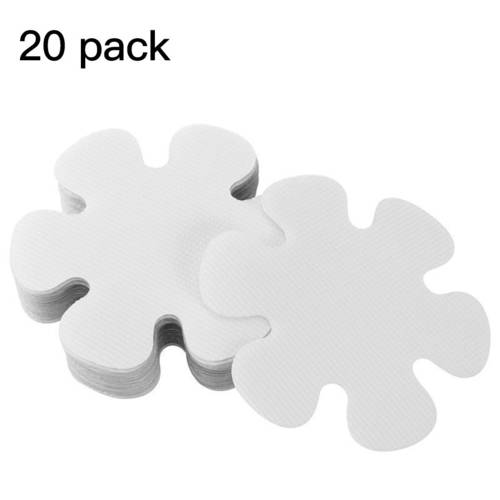 New Portable 6/12/20PCS Bathtub Non-Slip Stickers Waterproof Flower Shaped Shower Paster Adhesive Appliques