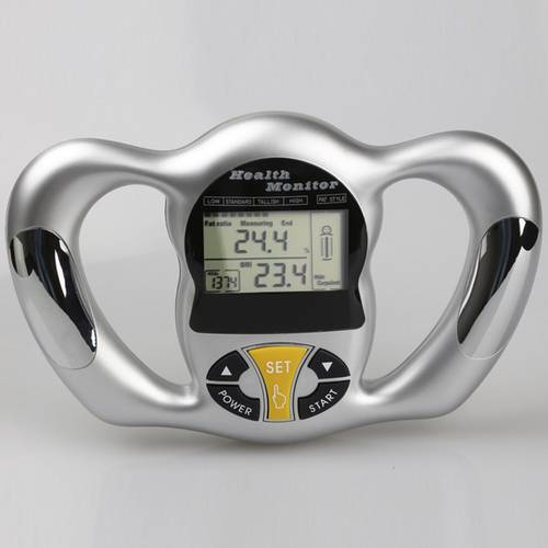 Wireless Portable Digital LCD Screen Handheld BMI Tester Body Fat Monitors Health Care Analyzer Fat Meter Detection