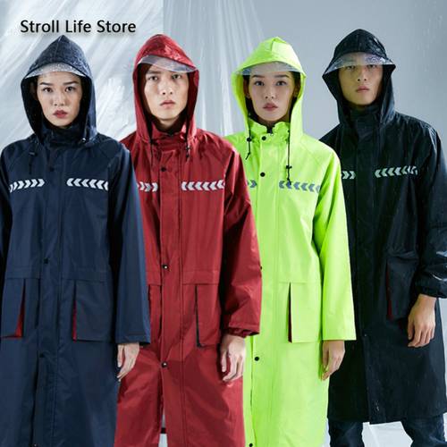 Long Raincoat Waterproof Poncho Rain Coat Men Waterproof Coat Rainwear Large Size Rain Cover Reflective Capa De Chuva Gift Ideas