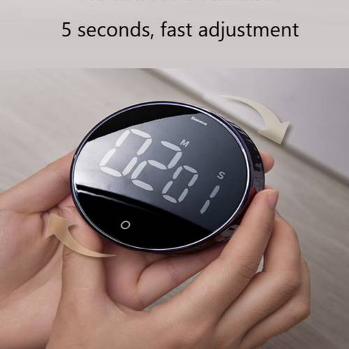 Magnetic Electronic Cooking Countdown Time Timer LED Digital Kitchen Timer Cooking Shower Study Stopwatch Alarm Clock Cocina