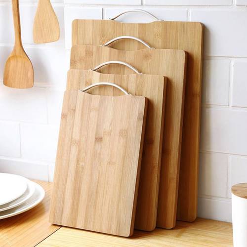 Kitchen Chopping Board Wooden Vegetable Fruits Outdoor Camping Food Cutting Board Bamboo Rectangle Meats Cutting Board
