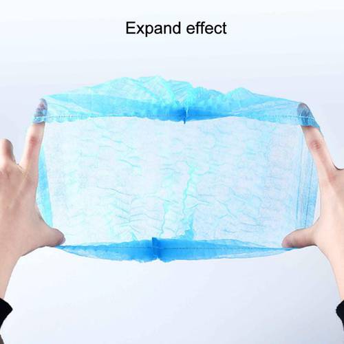 100pcs Disposable Microblading Non Woven Fabric Permanent Makeup Hair Net Caps Sterile Hat For Eyebrow Tattooing Catering Hat