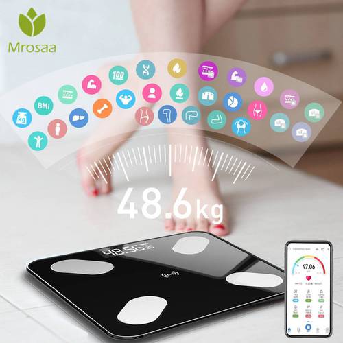 Body Fat Scale BMI Smart Electronic Scales Bluetooth-compatible Digital Bathroom Weight Scale Balance Body Composition Analyzer