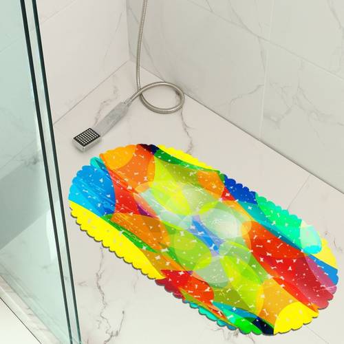 Bathroom Mat Shower Non-Slip Mat Hotel Bathroom Mat Bathtub Mat Suction Cup Mat Graphic Customization