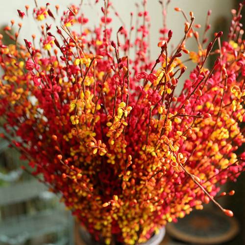 Artificial Jasmine Flower PE Flowers for Wedding Decor Table Centerpieces Autumn Winter Flower