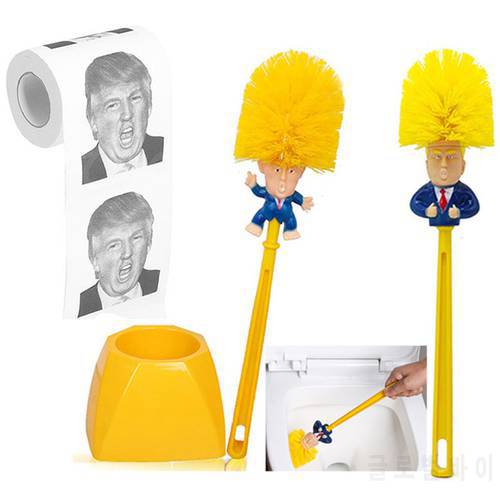 New Donald Trump Toilet Brush Make Toilet Great Again Funny Gag Gift The Perfect Toilet Bowl Brush Presidential Gifts For Friend