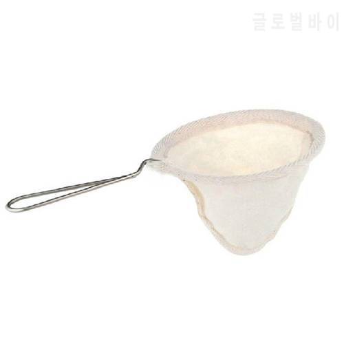 1pc Coffee Filter Portable Reusable Washable Coffee Cloth Filter Coffee Strainer Accessories For Manual Coffee Bean Mill Grinder