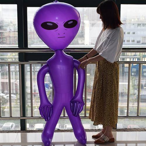 1pc PVC Inflatable Alien Model Movable Props Halloween Style Model Party Supplies Inflatable Model For Festival Bar Halloween