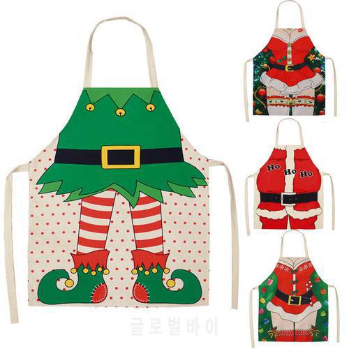 Christmas Decorations for Home 1 Pcs Santa Claus Christmas Apron Xmas Decor Santa Claus New Year Cristmas Gift 66x47cm