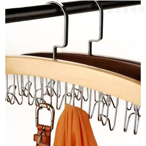 Women Storage Hangers For Clothes Scarf Organizer Men Tie Belt Hanger Case Home Wardrobe Closet Accessories Supplies
