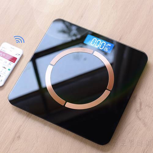 Smart Bathroom Scales Wireless Digital Weight Scale Body Fat Water Balance BMI Composition Analyzer Connect Bluetooth Smartphone