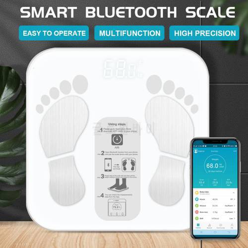 Electronic Body Health Scale App Bluetooth Scale Weighing Measurement Body Fat Scale Ce Certification Smart Electronic Weighing