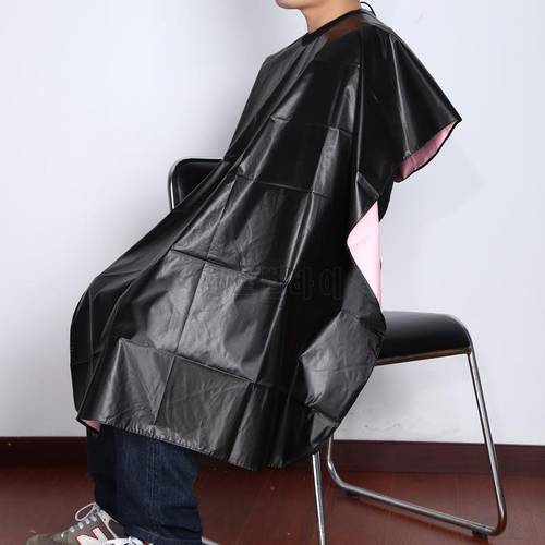 Latest Black Pro Salon Hairdressing Hairdresser Hair Cutting Gown Barber Cape Cloth Barbers Cape Gown Waterproof Home Decor