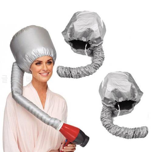 Portable soft hair cap hat cover hair dryer accessory gray hair cream cap warm air drying curling tool