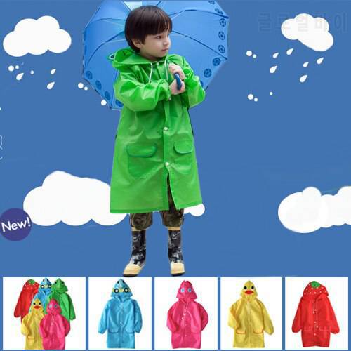 Cute Animal-shaped Kids Raincoat Funny Cartoon Stylish Poncho Children Waterproof Rainwear Kids Unisex Rainsuit