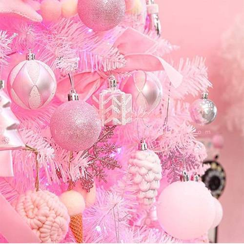2022 Navidad Decor Pink Gold Red Christmas Balls Ornaments Xmas Tree Decorations Toys for Home Noel Party Decor Supplies
