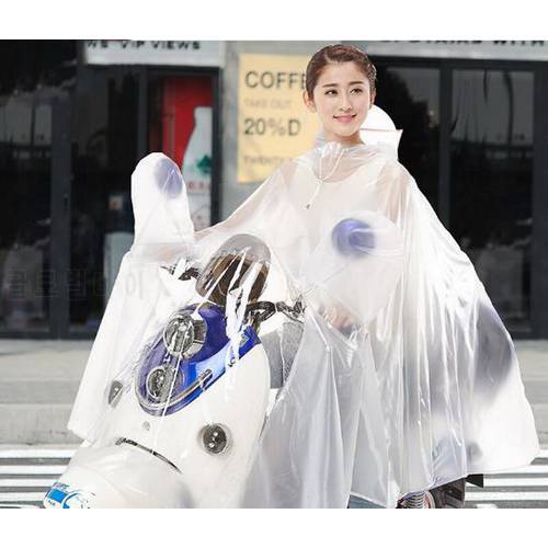 Single person/Electric car/hat / waterproof raincoat / men / women / adult / transparent battery car motorcycle poncho/161144