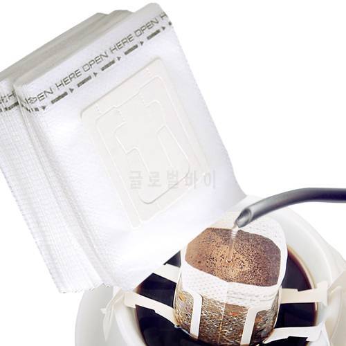 20-150 Pcs Portable Drip Coffee Powder Paper Filters Hanging Ear Drip Bag Filter