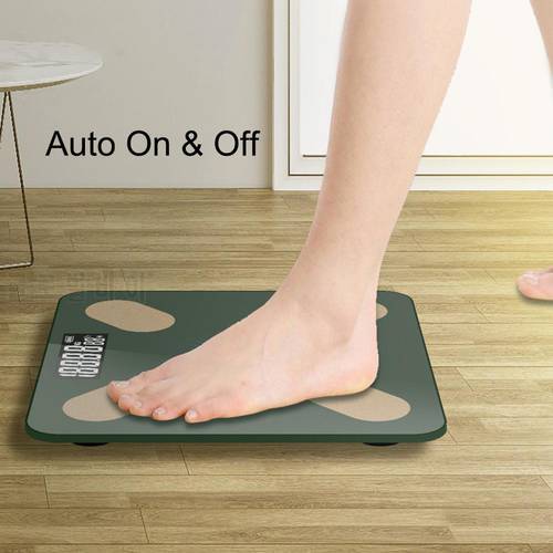 Smart Bluetooth APP Digital Weight Health Monitor Bathroom Body Fat Scale Small Household Weighing Scale Load 180kg